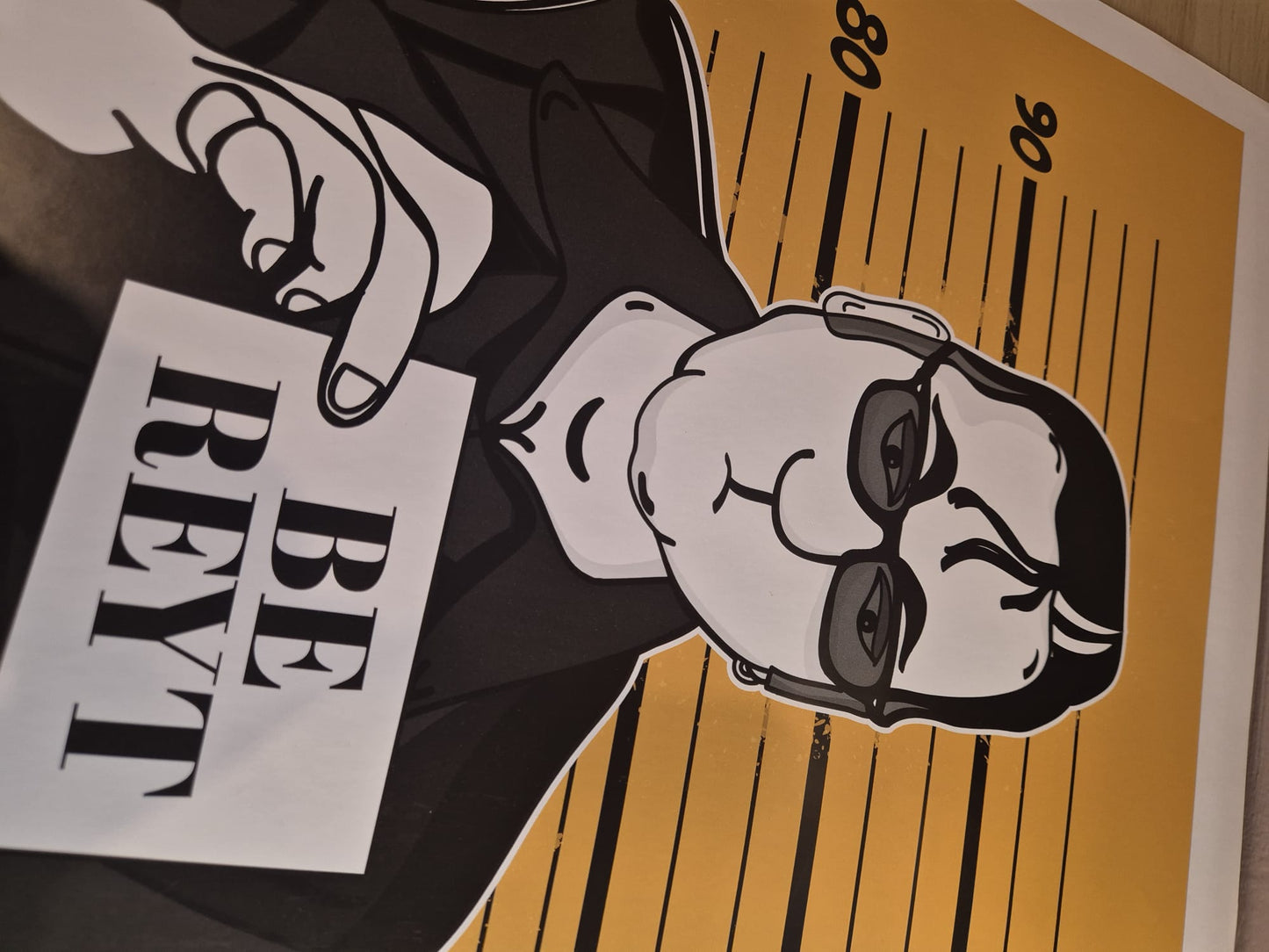 Richard Hawley Mug Shot Print