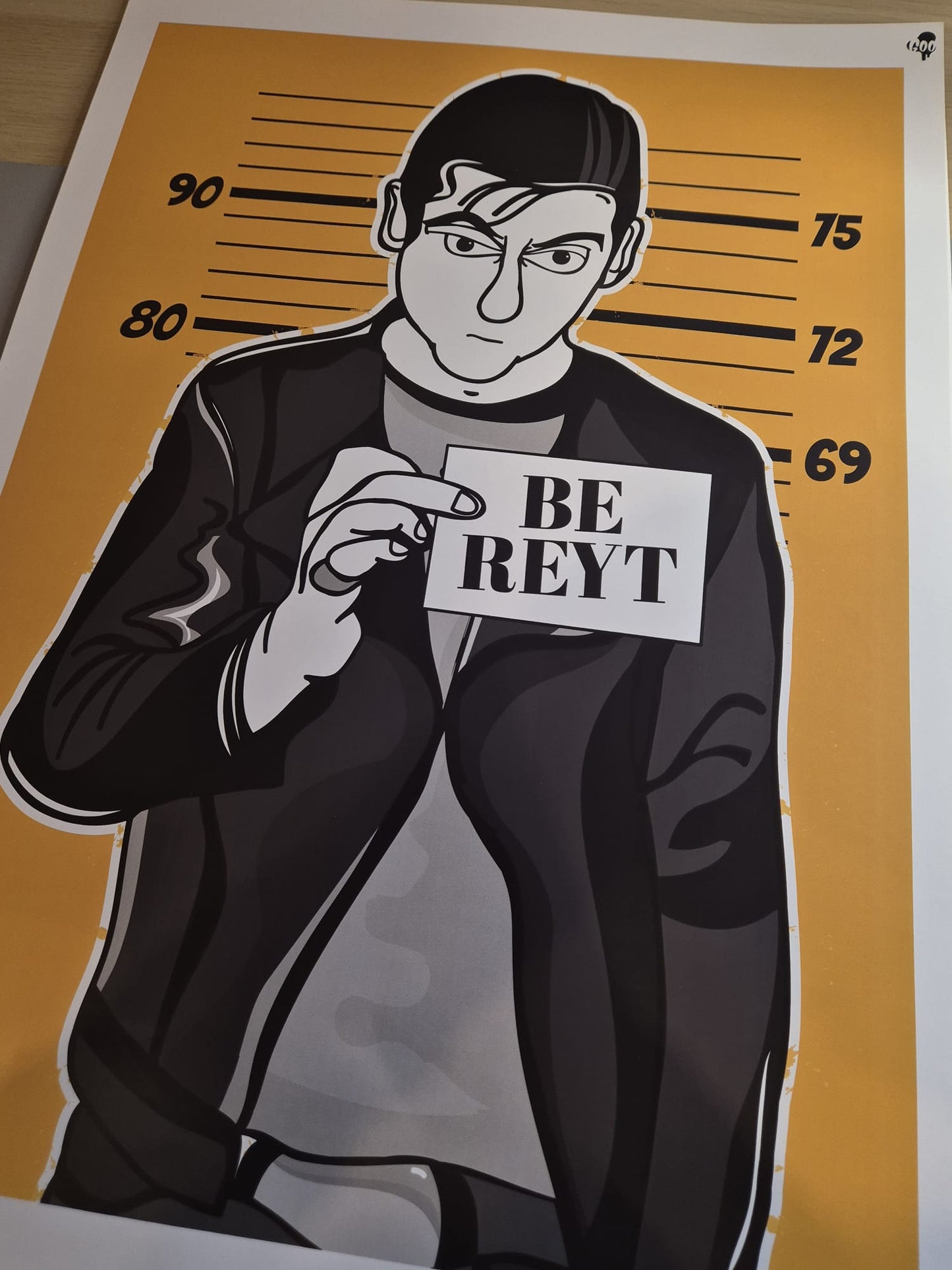 Alex Turner Mug Shot Print