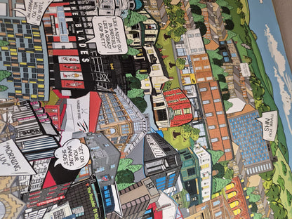 Goin' Dahn Town Print