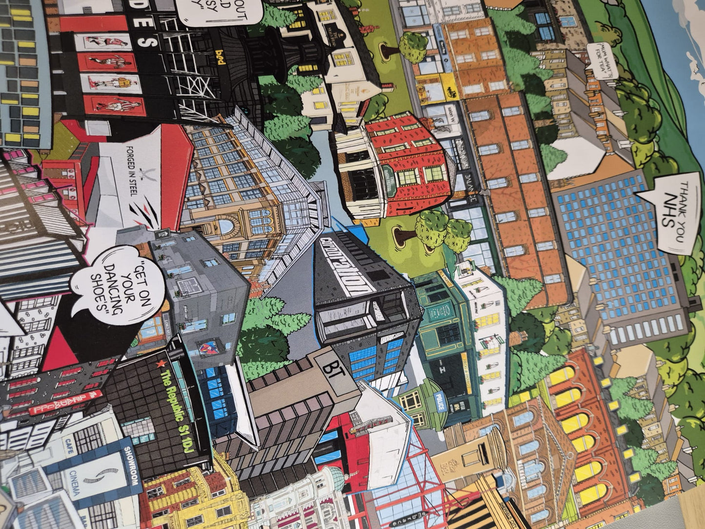 Goin' Dahn Town Print