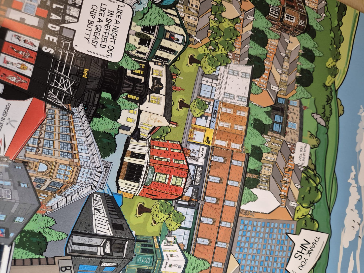 Goin' Dahn Town Print