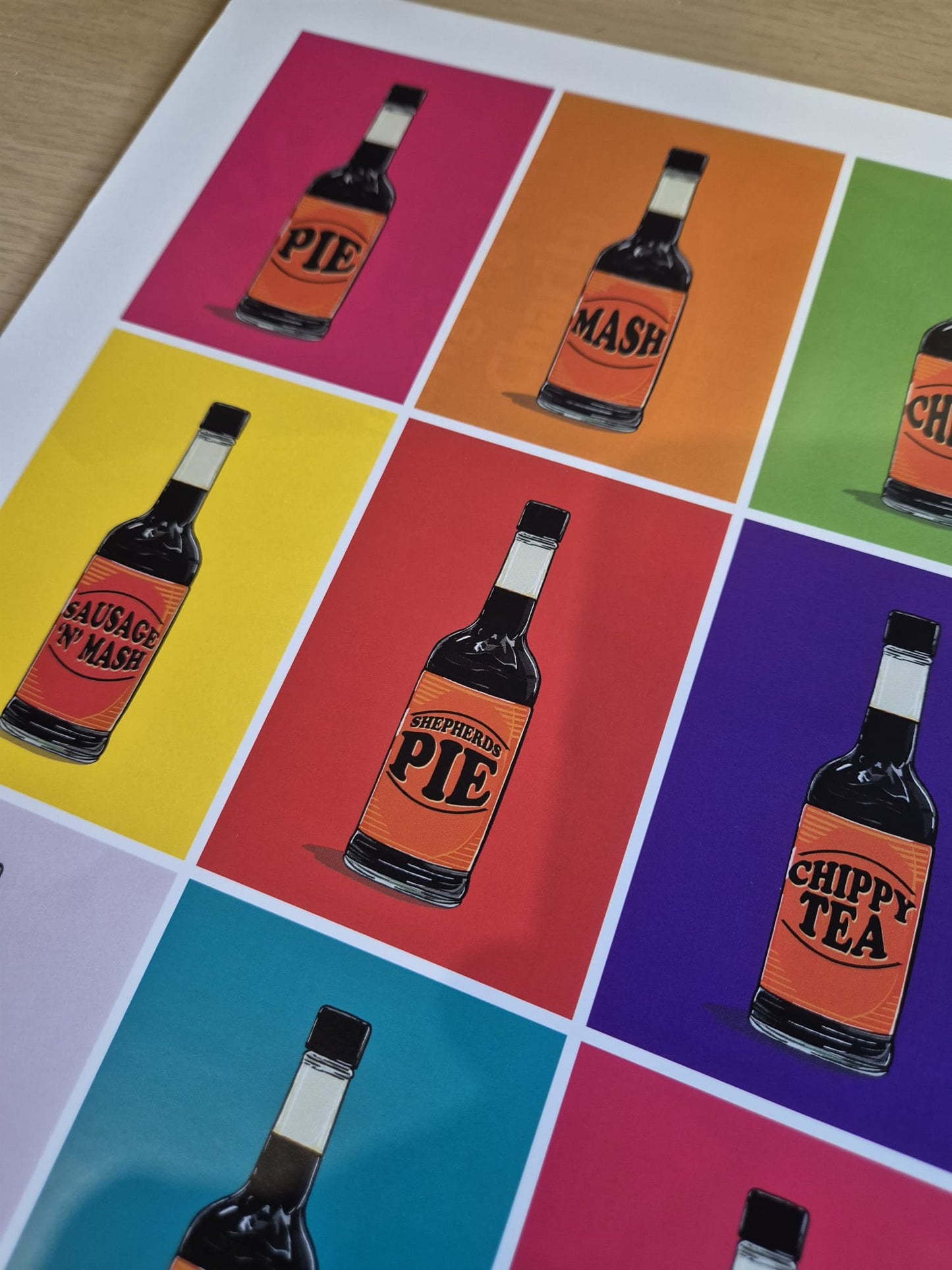 Hendos Pop Art Print