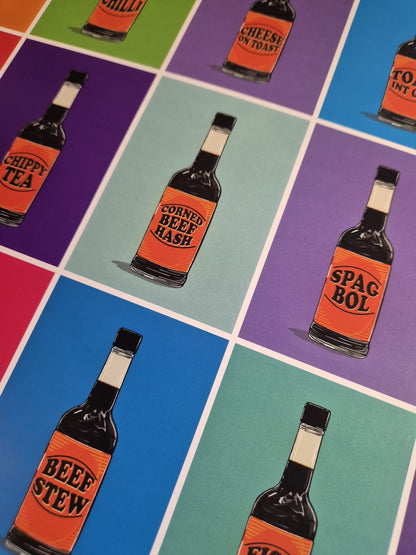 Hendos Pop Art Print