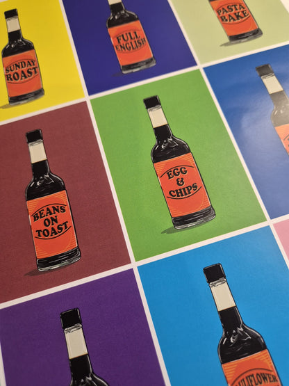 Hendos Pop Art Print