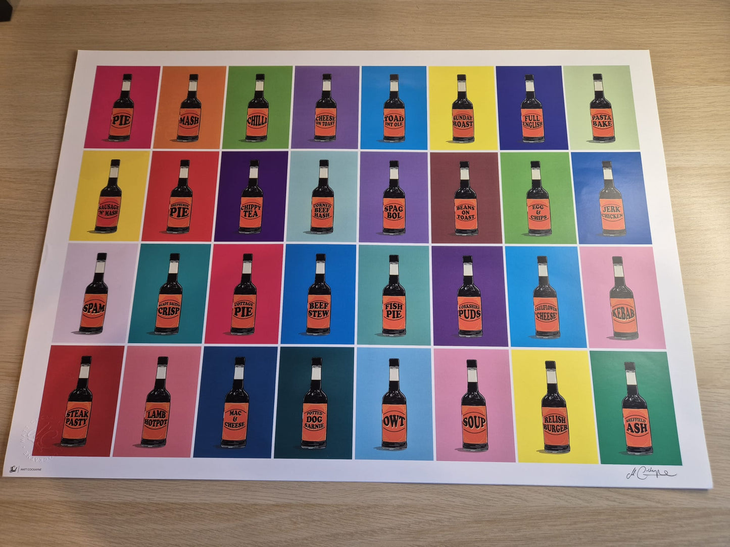 Hendos Pop Art Print
