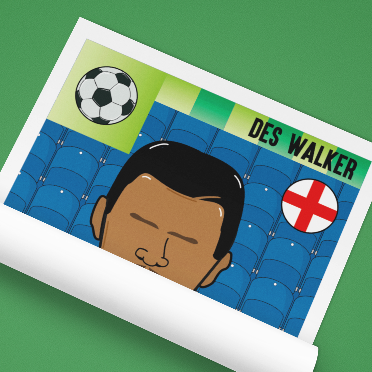 Des Walker Sheffield Wednesday Panini Sticker – Retro Collectible
