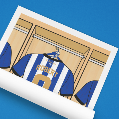 Owls Captain – Sheffield Wednesday Personalised Print