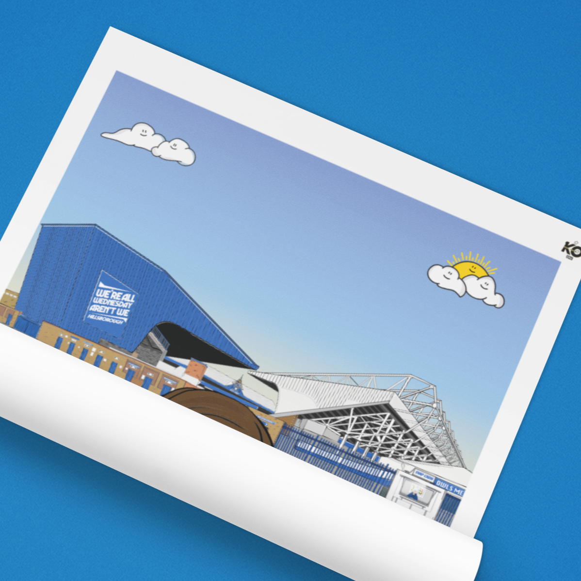 SWFC Young Owlette – Personalised Sheffield Wednesday Print