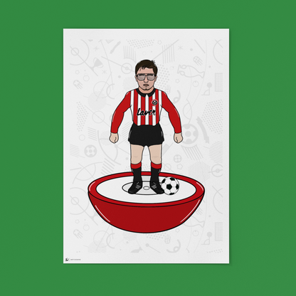 Personalised Subbuteo Football Artwork – Commission Your Own Retro Print