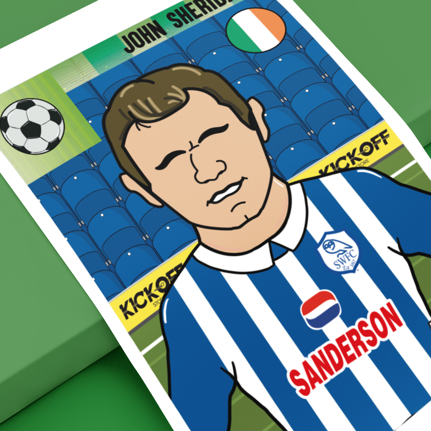 John Sheridan Sheffield Wednesday Panini Sticker – Retro Collectible