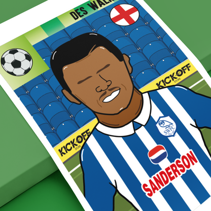 Des Walker Sheffield Wednesday Panini Sticker – Retro Collectible