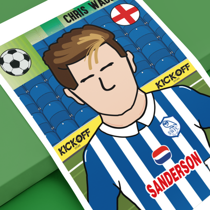 Chris Waddle Sheffield Wednesday Panini Sticker – Retro Collectible
