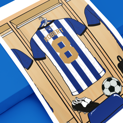 Owls Captain – Sheffield Wednesday Personalised Print