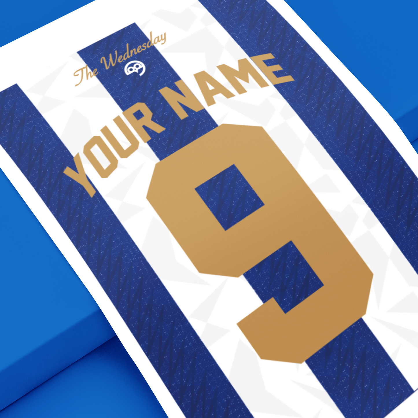 Owls Retro Shirt – Sheffield Wednesday (Personalised Print)