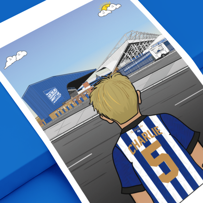 SWFC Young Owl – Personalised Print