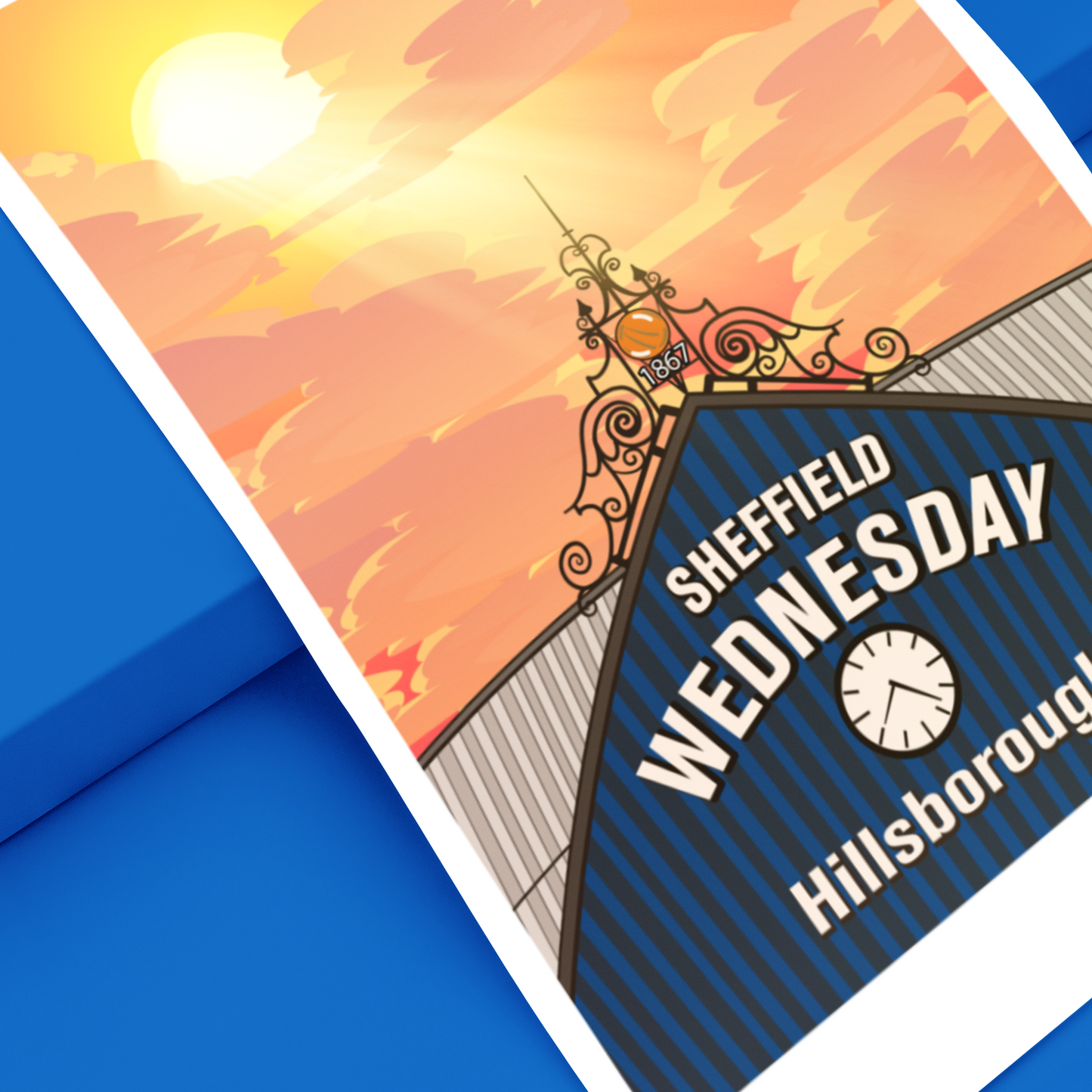 Sheffield Wednesday – South Stand Hillsborough Sunsets