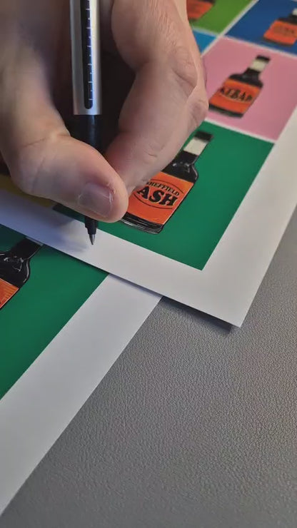 Hendos Pop Art Print