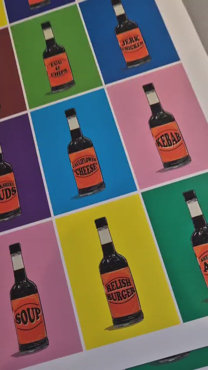 Hendos Pop Art Print