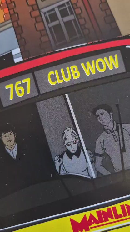 Club Wow Mega Bus Print