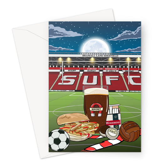 SUFC - Like a night out in Sheffield Greeting Card