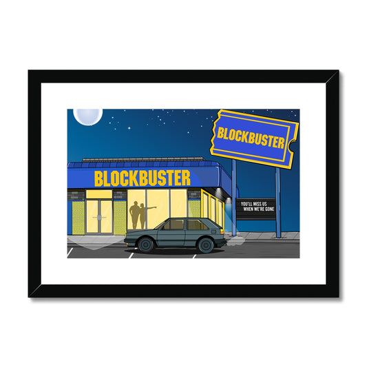 Blockbuster Nights Framed & Mounted Print