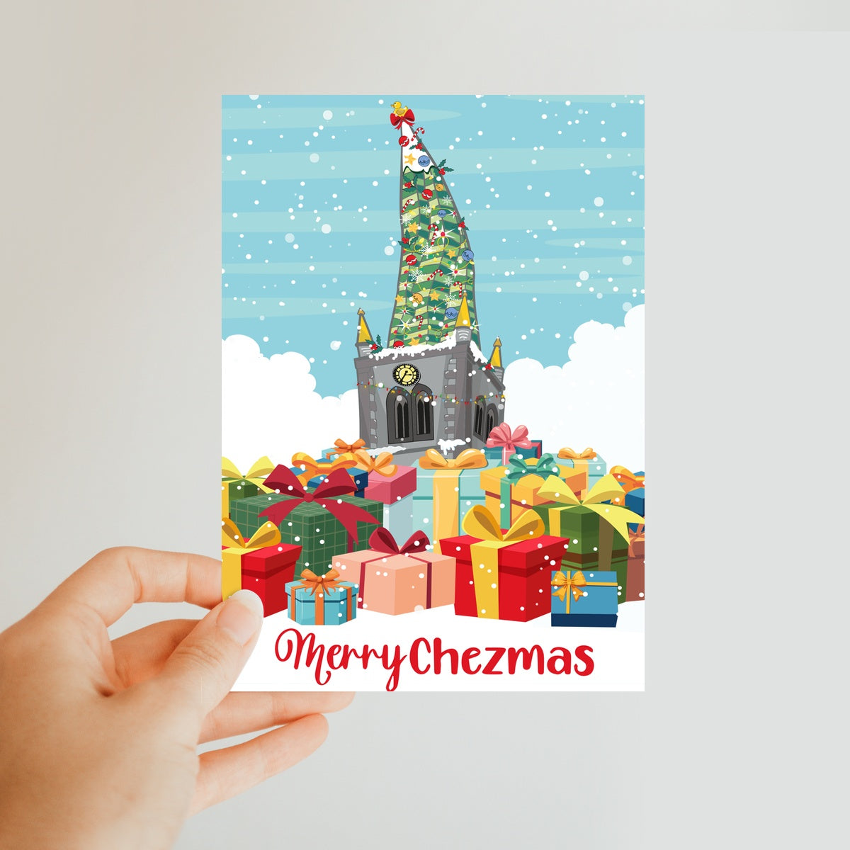 Merry Chezmas Classic Postcard