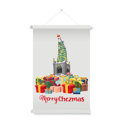 Merry Chezmas Fine Art Print with Hanger