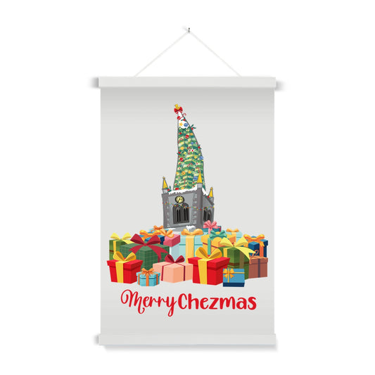 Merry Chezmas Fine Art Print with Hanger