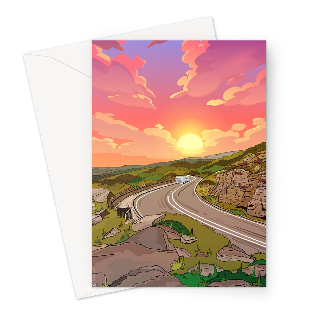 Surprise View - Into the sunset Greeting Card