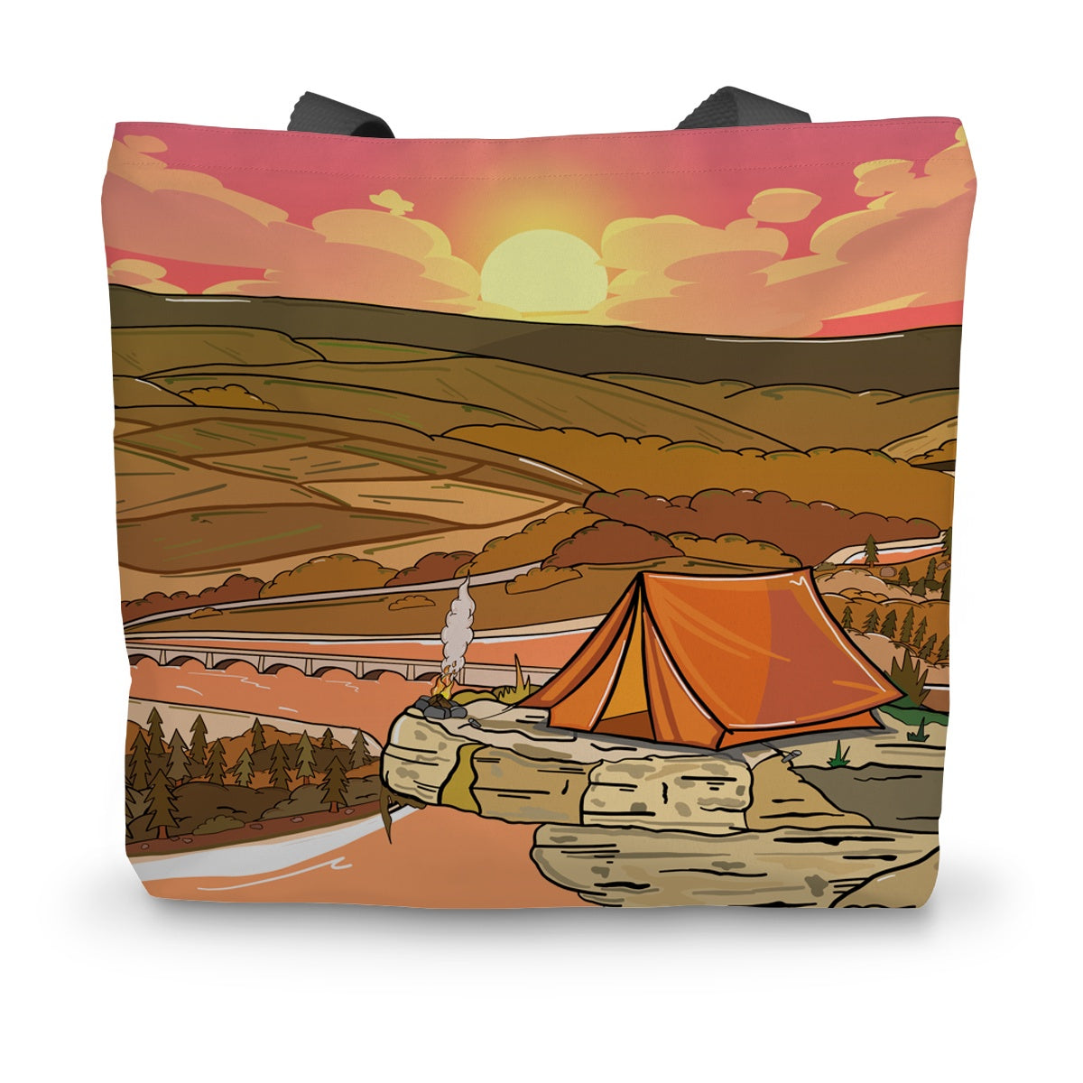 Bamford Edge - Into the sunset Canvas Tote Bag