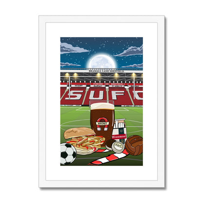 SUFC - Like a night out in Sheffield Framed & Mounted Print