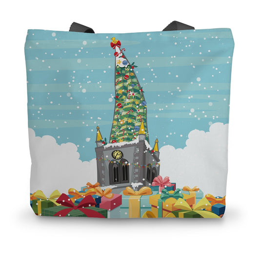 Merry Chezmas Canvas Tote Bag