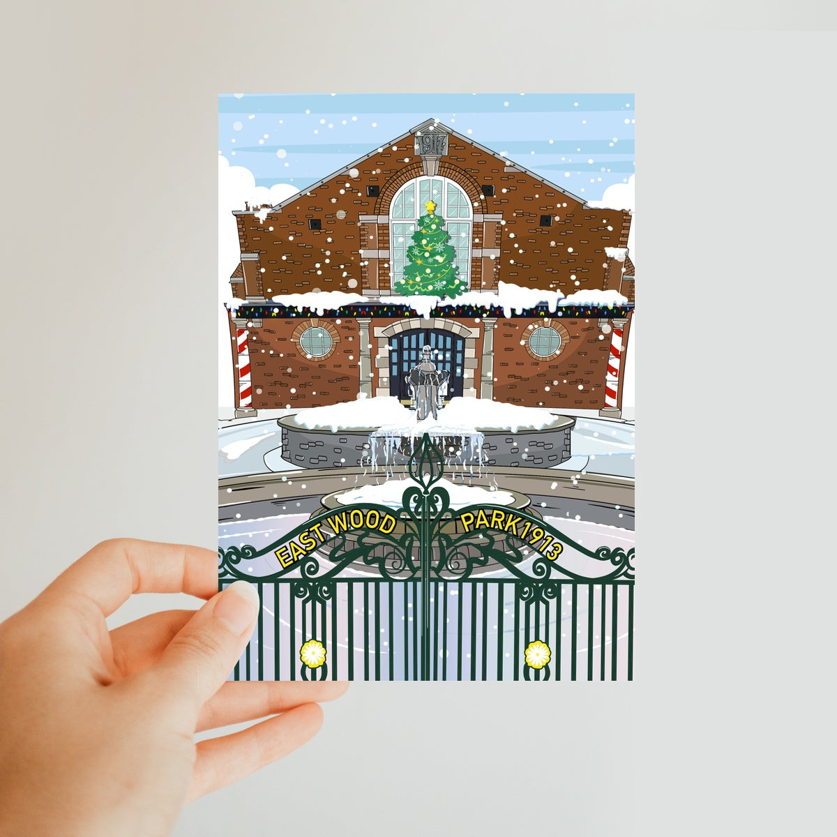 Eastwood Park Christmas Classic Postcard