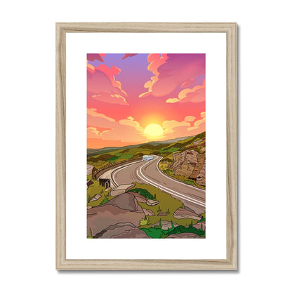 Surprise View - Into the sunset Framed & Mounted Print