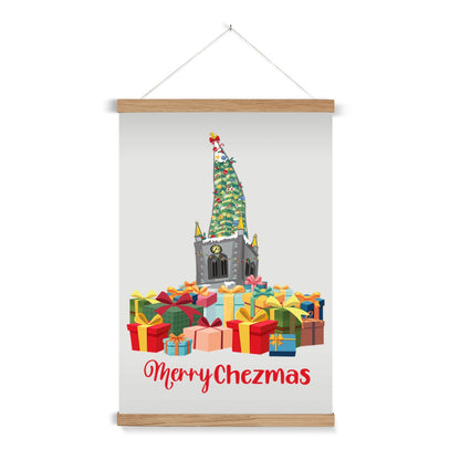 Merry Chezmas Fine Art Print with Hanger