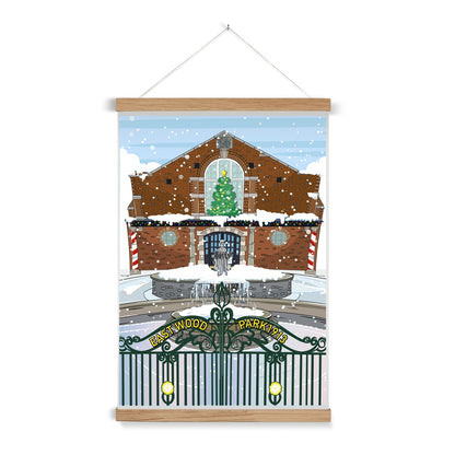 Eastwood Park Christmas Fine Art Print with Hanger