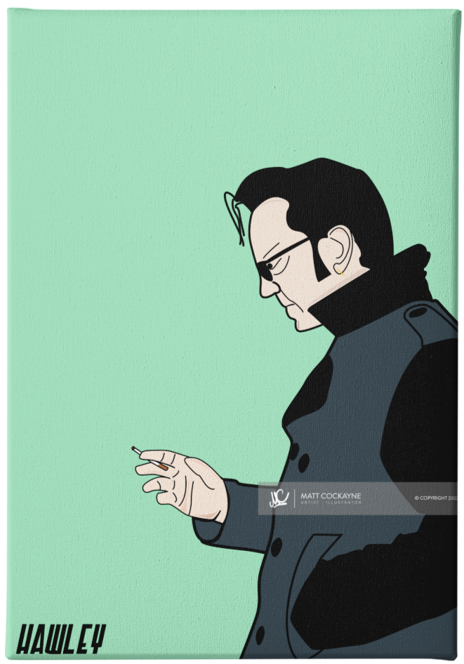 WORKING CLASS HEROES - RICHARD HAWLEY - Sheffield Prints - Wall Art - Poster - Print - Canvas - Illustration