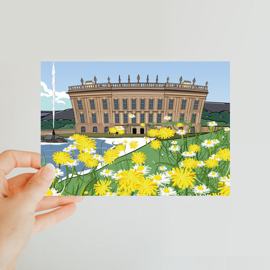 Chatsworth - In Bloom Classic Postcard