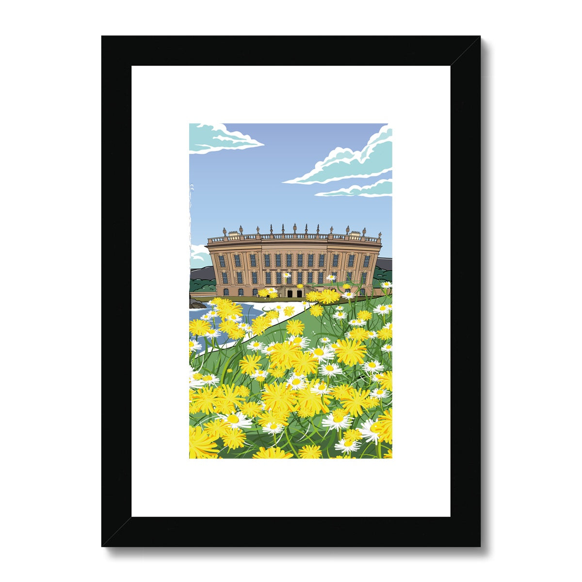 Chatsworth - In Bloom Framed & Mounted Print