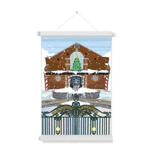 Eastwood Park Christmas Fine Art Print with Hanger