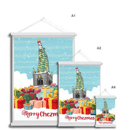 Merry Chezmas Fine Art Print with Hanger