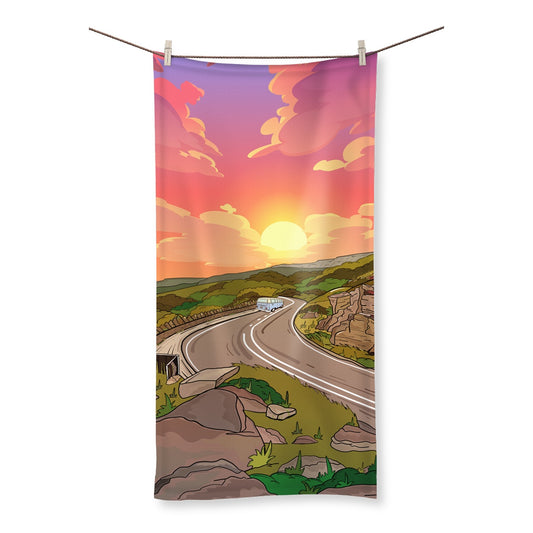 Surprise View - Into the sunset Towel