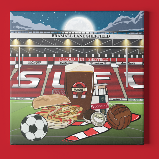 SUFC Like a night out in Sheffield Canvas