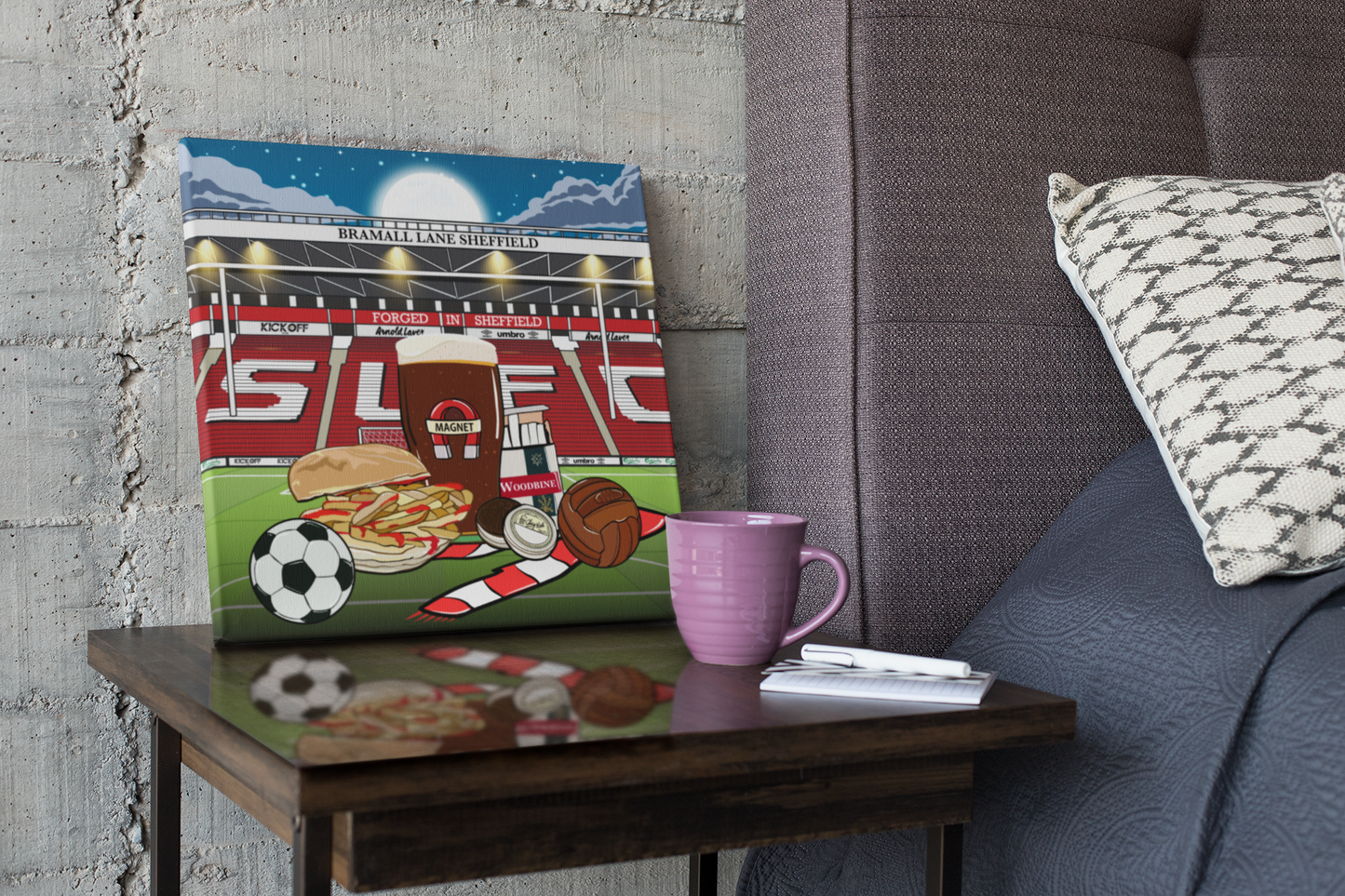 SUFC Like a night out in Sheffield Canvas