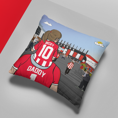 SUFC Dad & Lass – personalised print